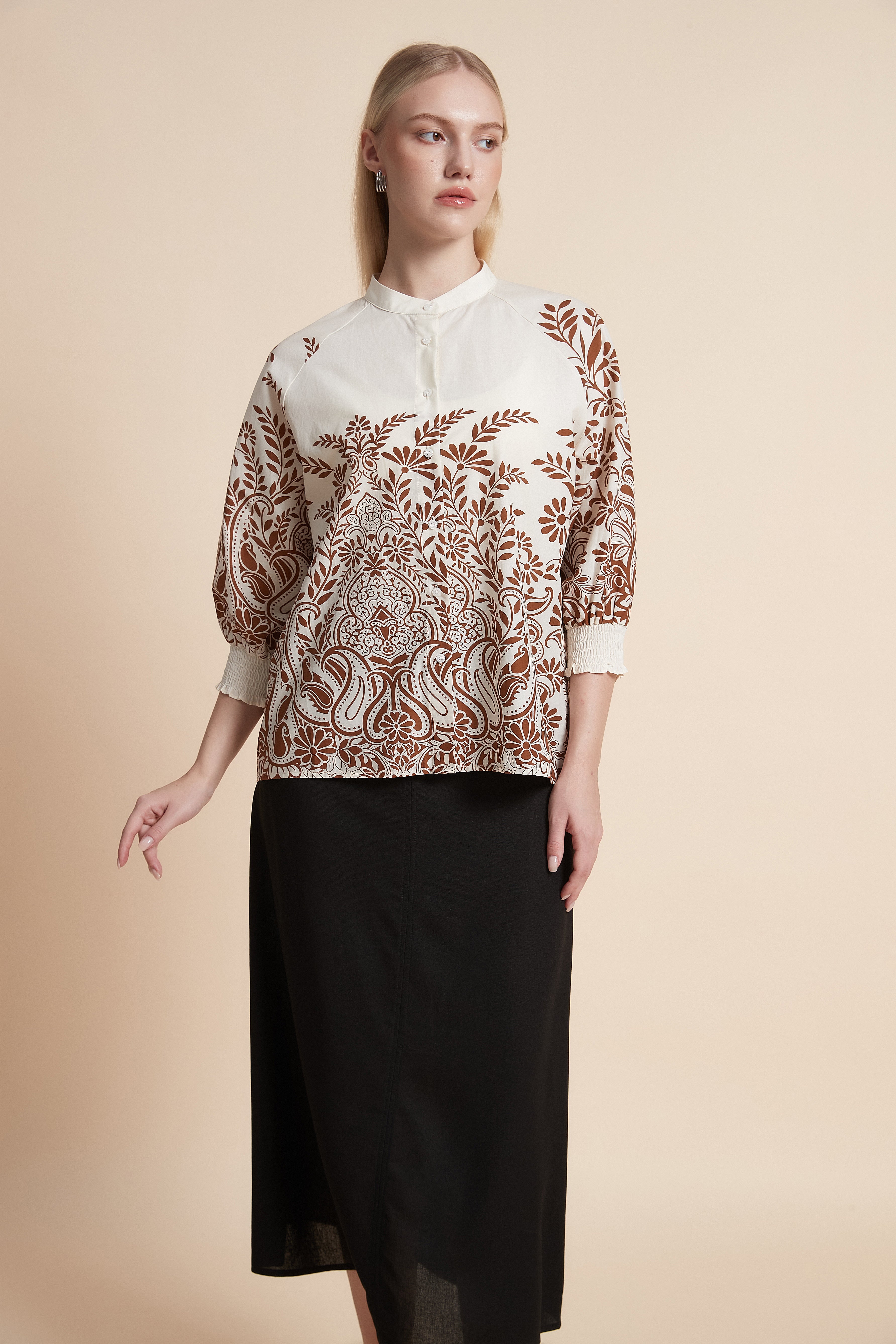 Plain Long-Sleeve Shirt