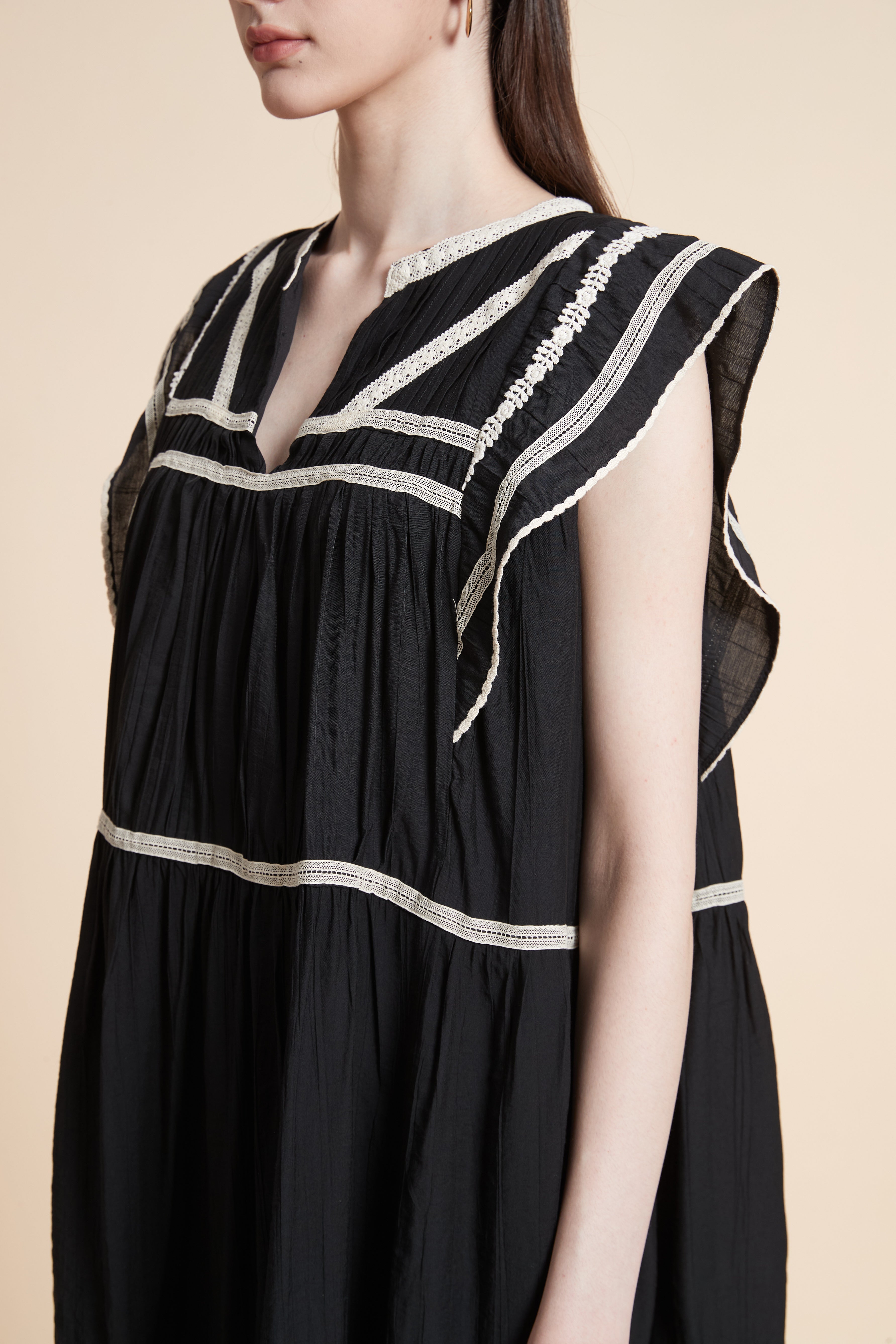 Short Printed Dress with Short Sleeves