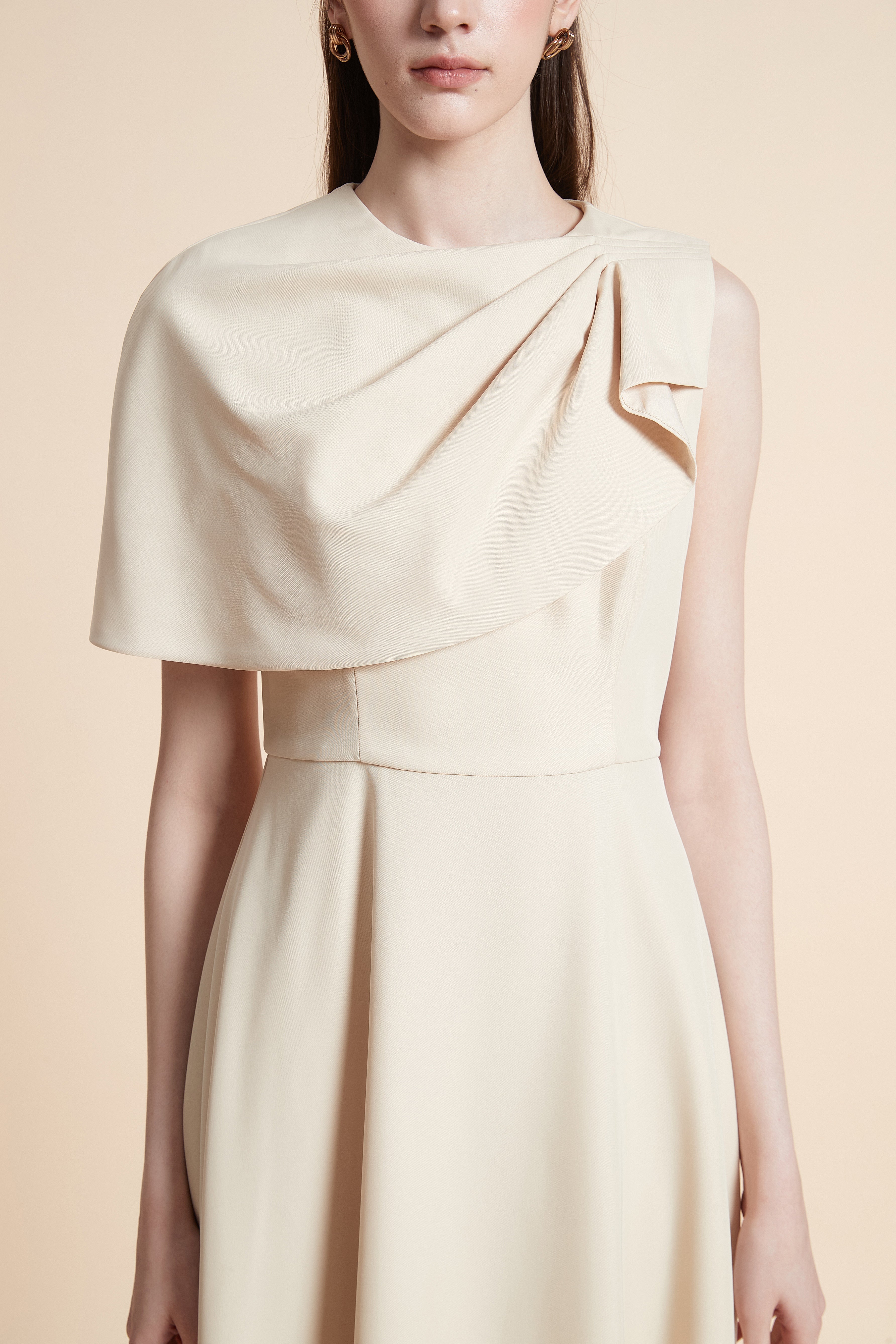 Simple Short Sleeve Midi Dress