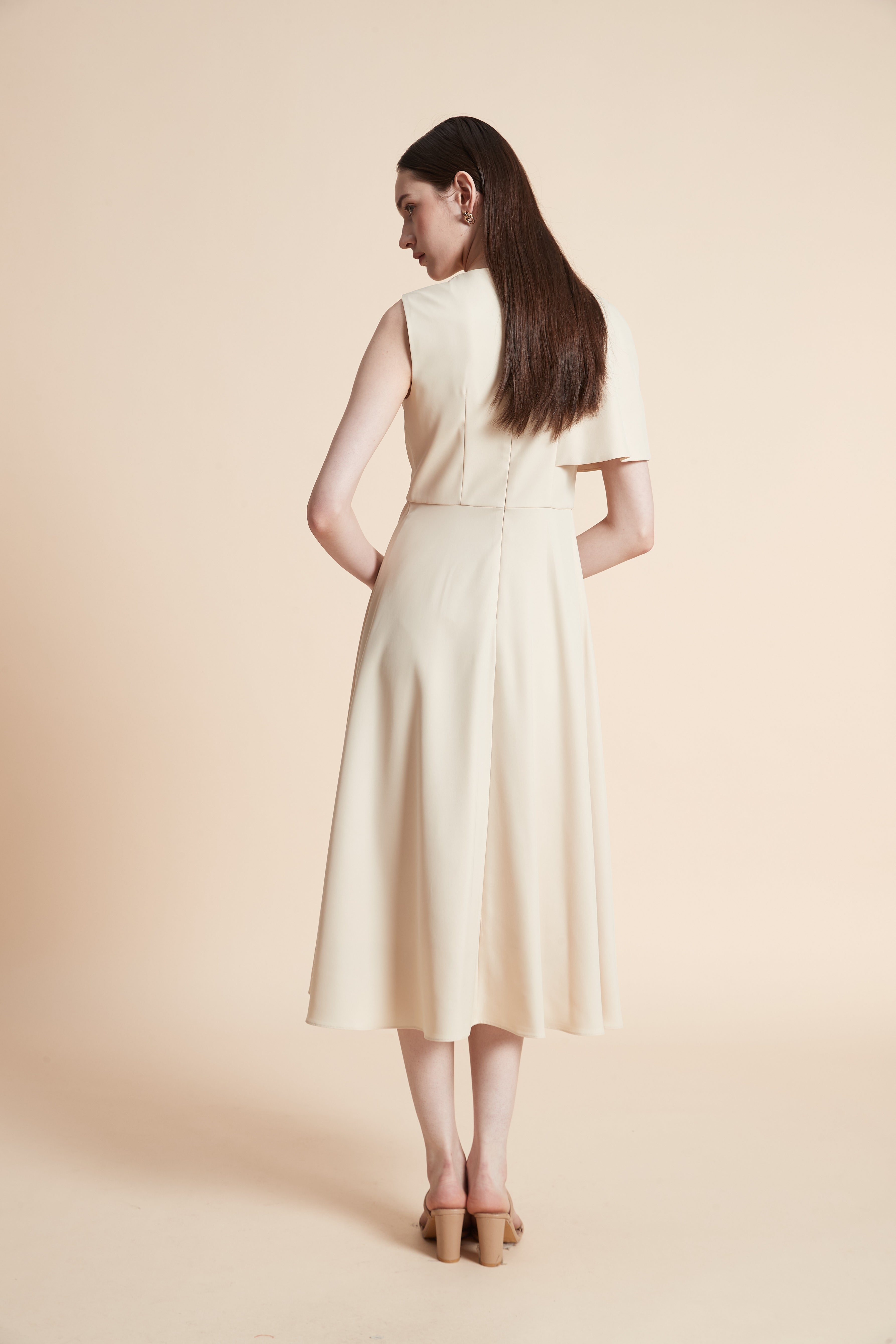 Simple Short Sleeve Midi Dress