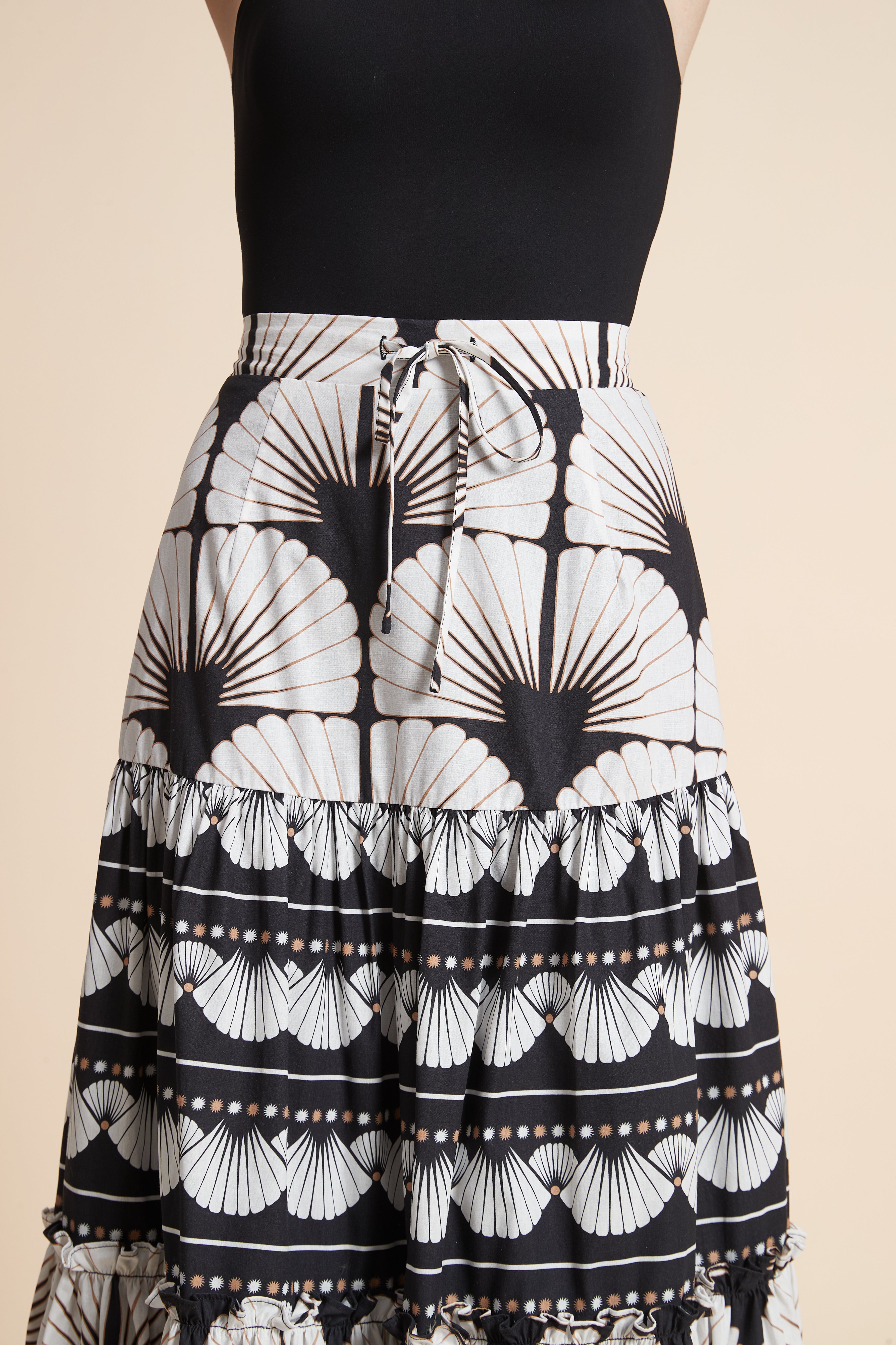 Printed Long Skirt