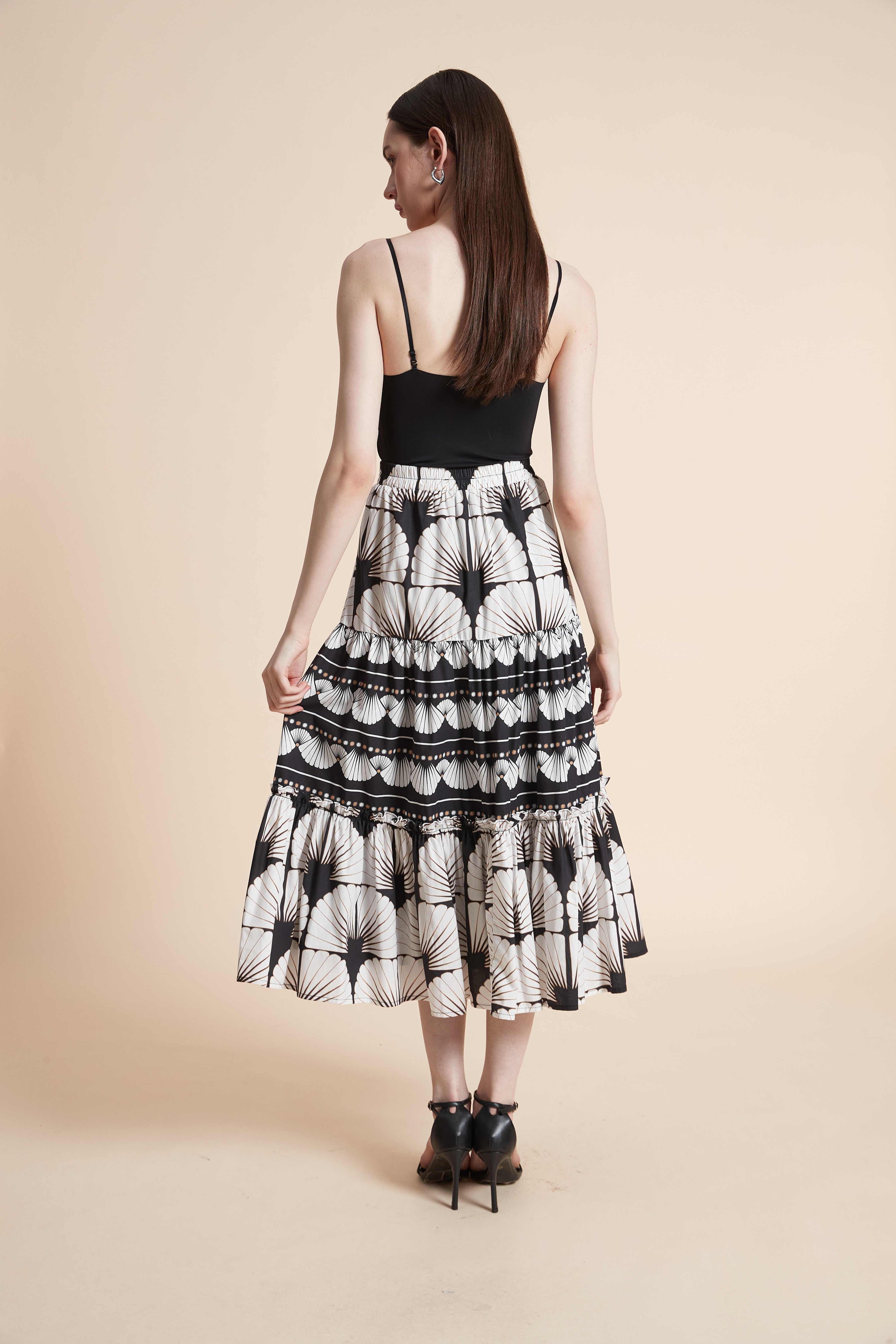 Printed Long Skirt