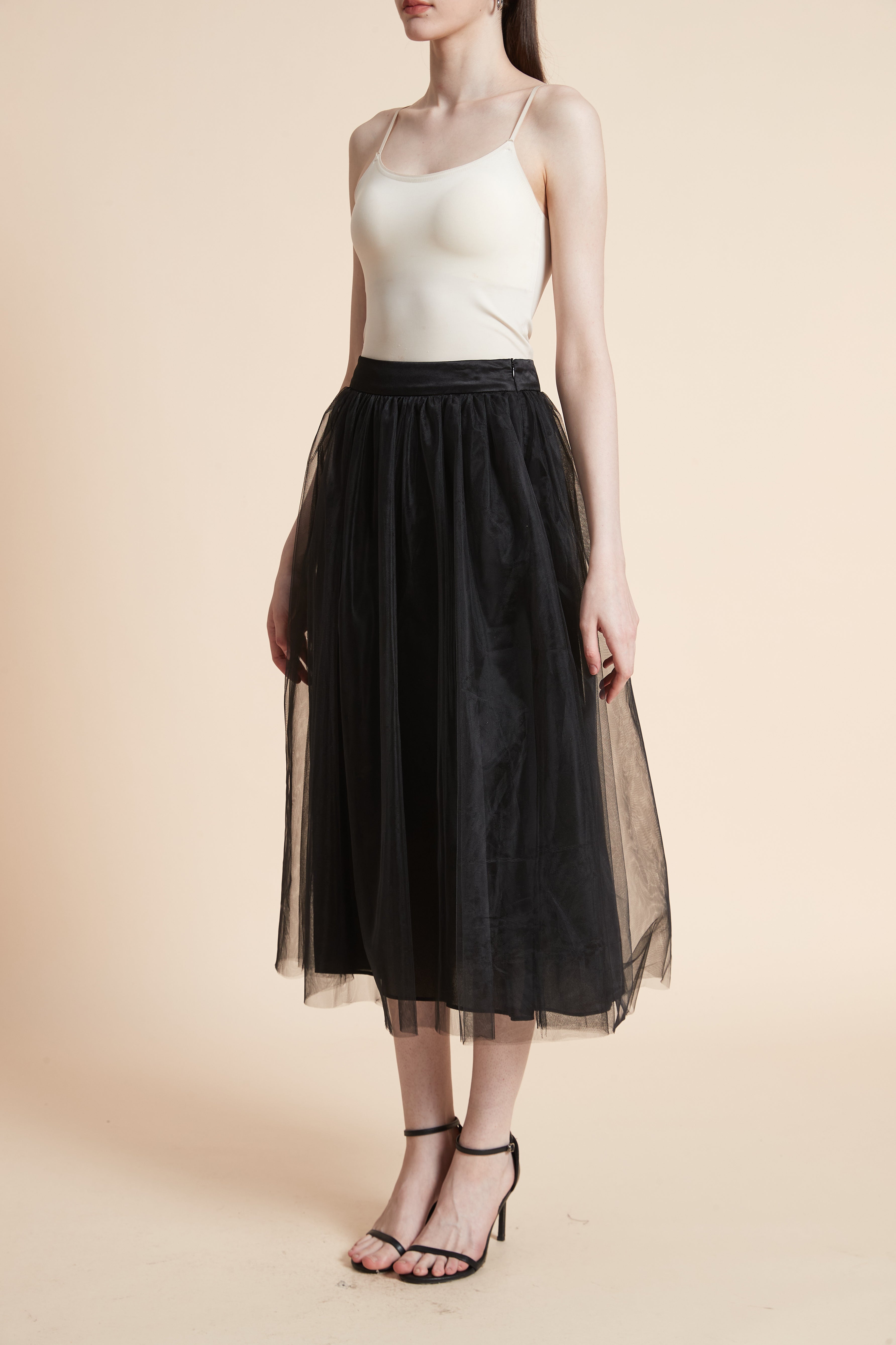 Layered Midi Skirt