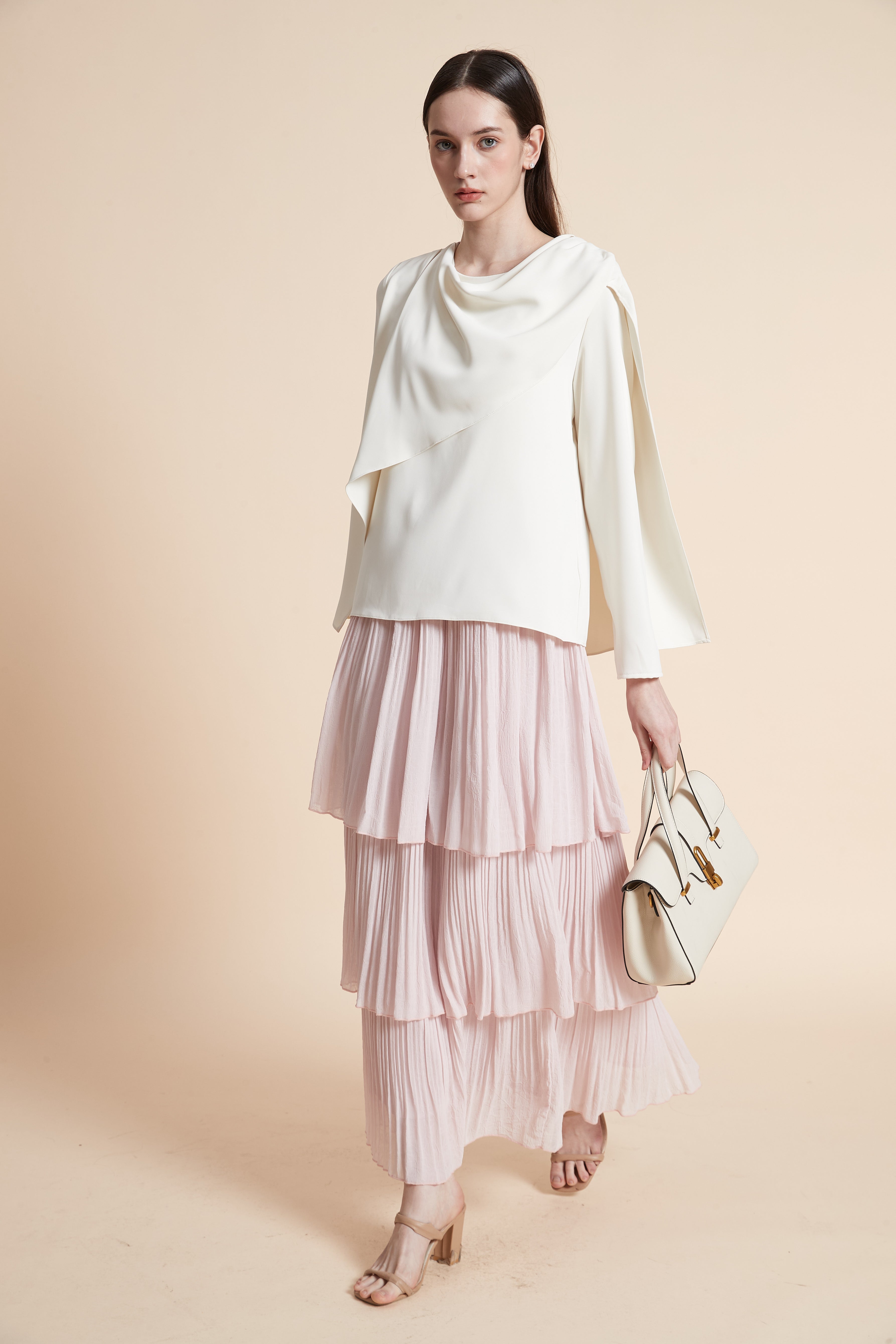 Soft Layered Maxi Skirt