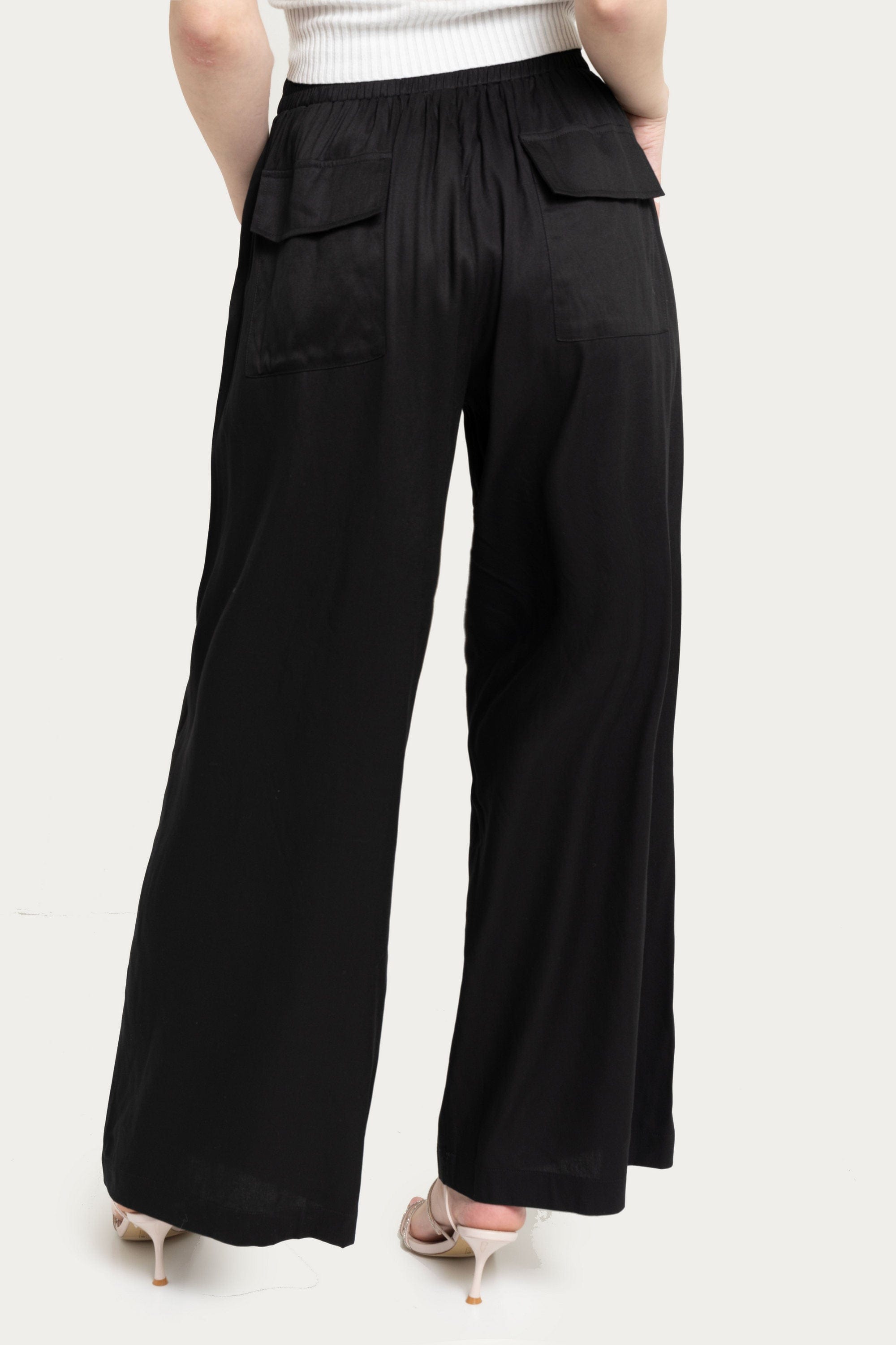 Wide Flared Trousers