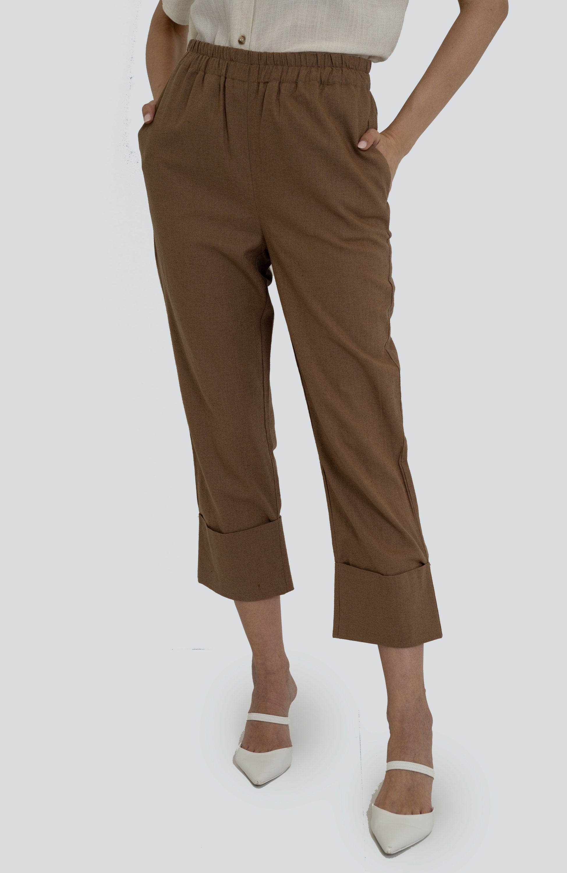 Yola Long Pants with Elastic Waist