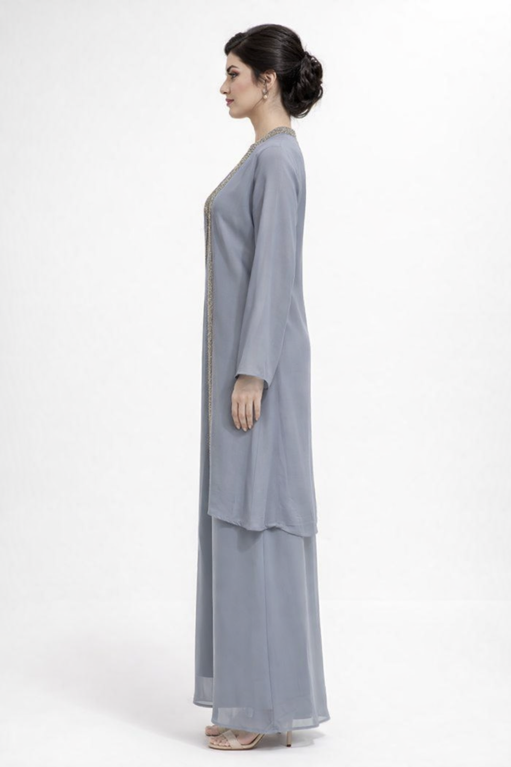 Open Long-Sleeve Cardigan