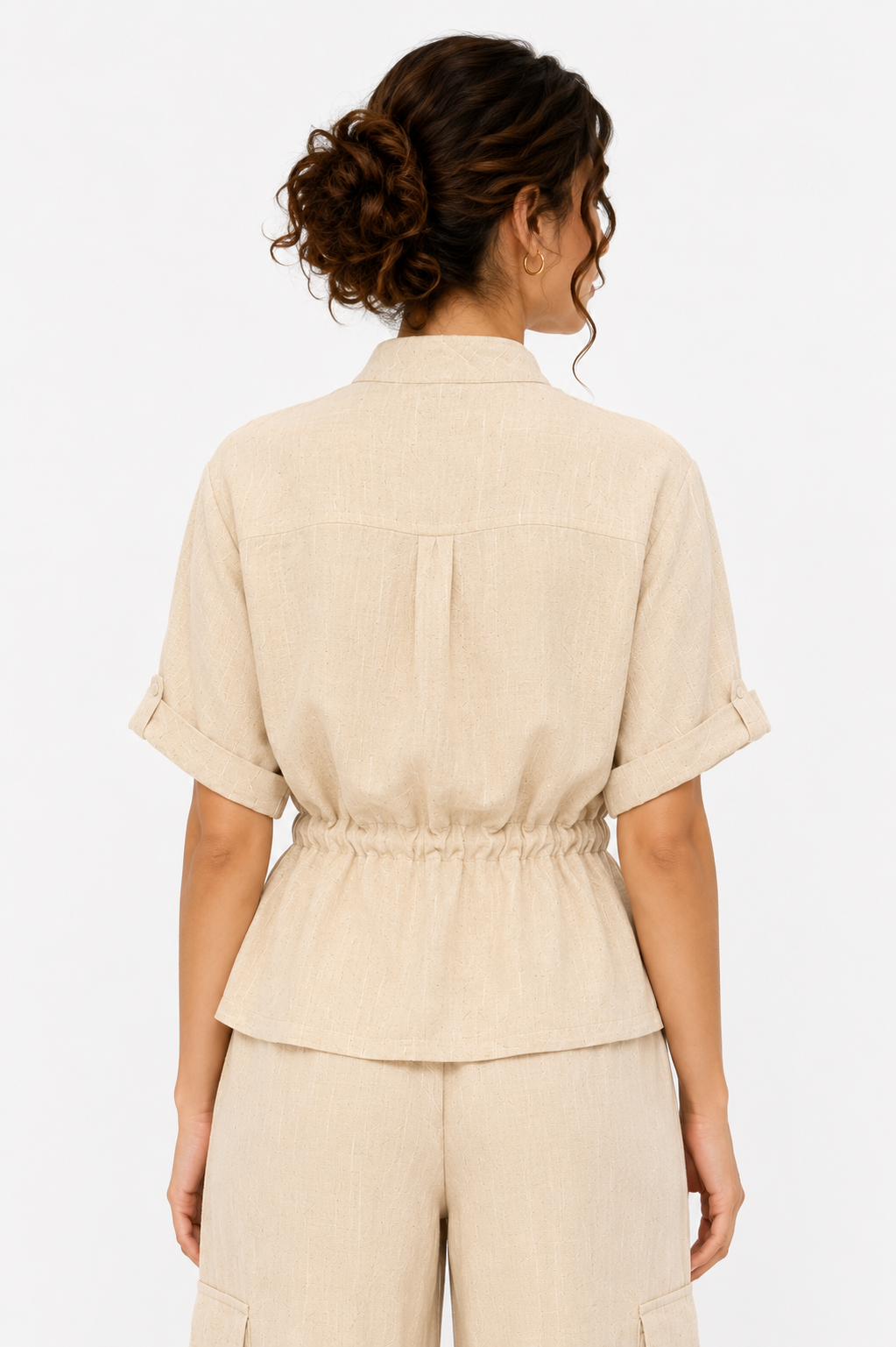 Short-Sleeved Top With Zipper