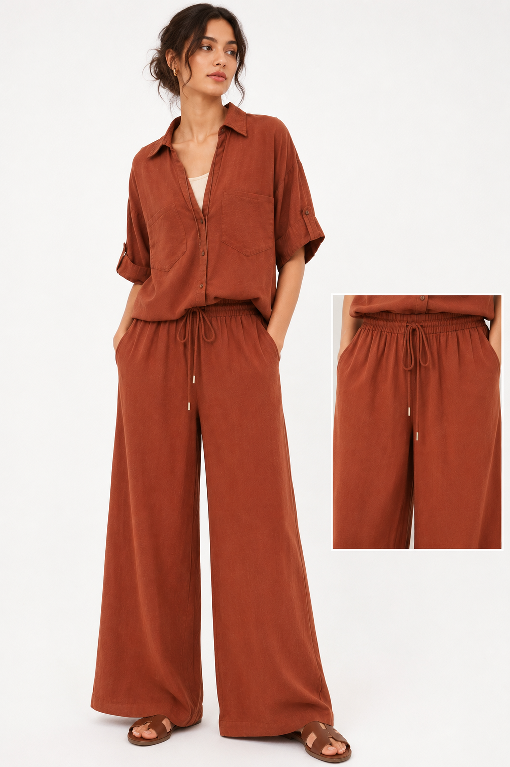 Wide-Leg Trousers