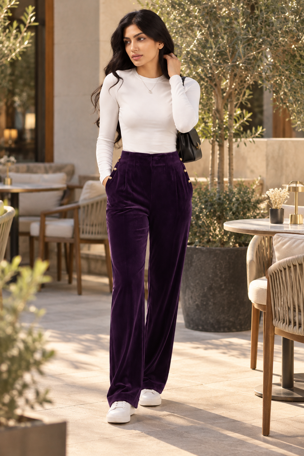IYE851W264KG aubergine, lifestyle