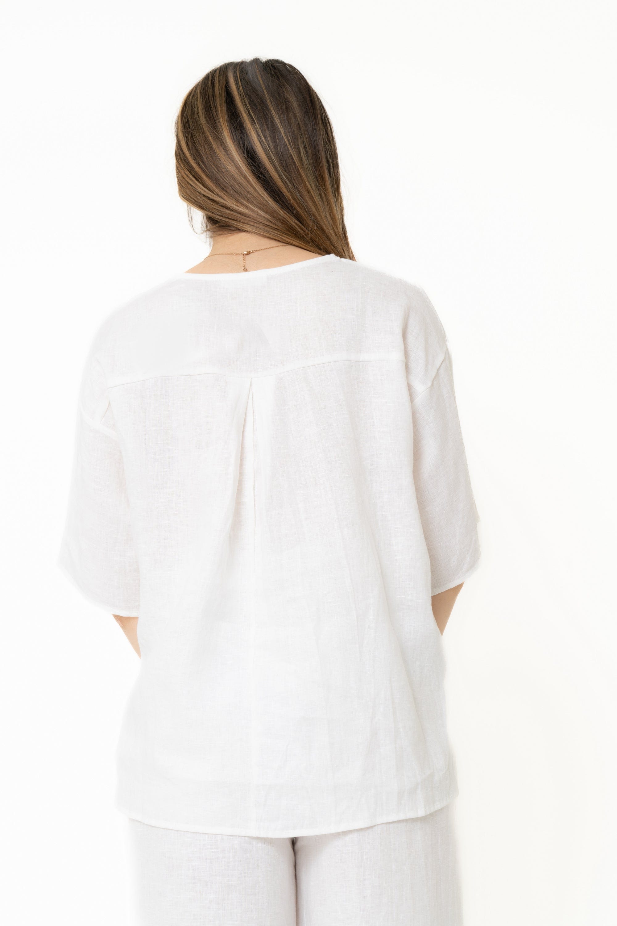 Simple Short Sleeve Blouse