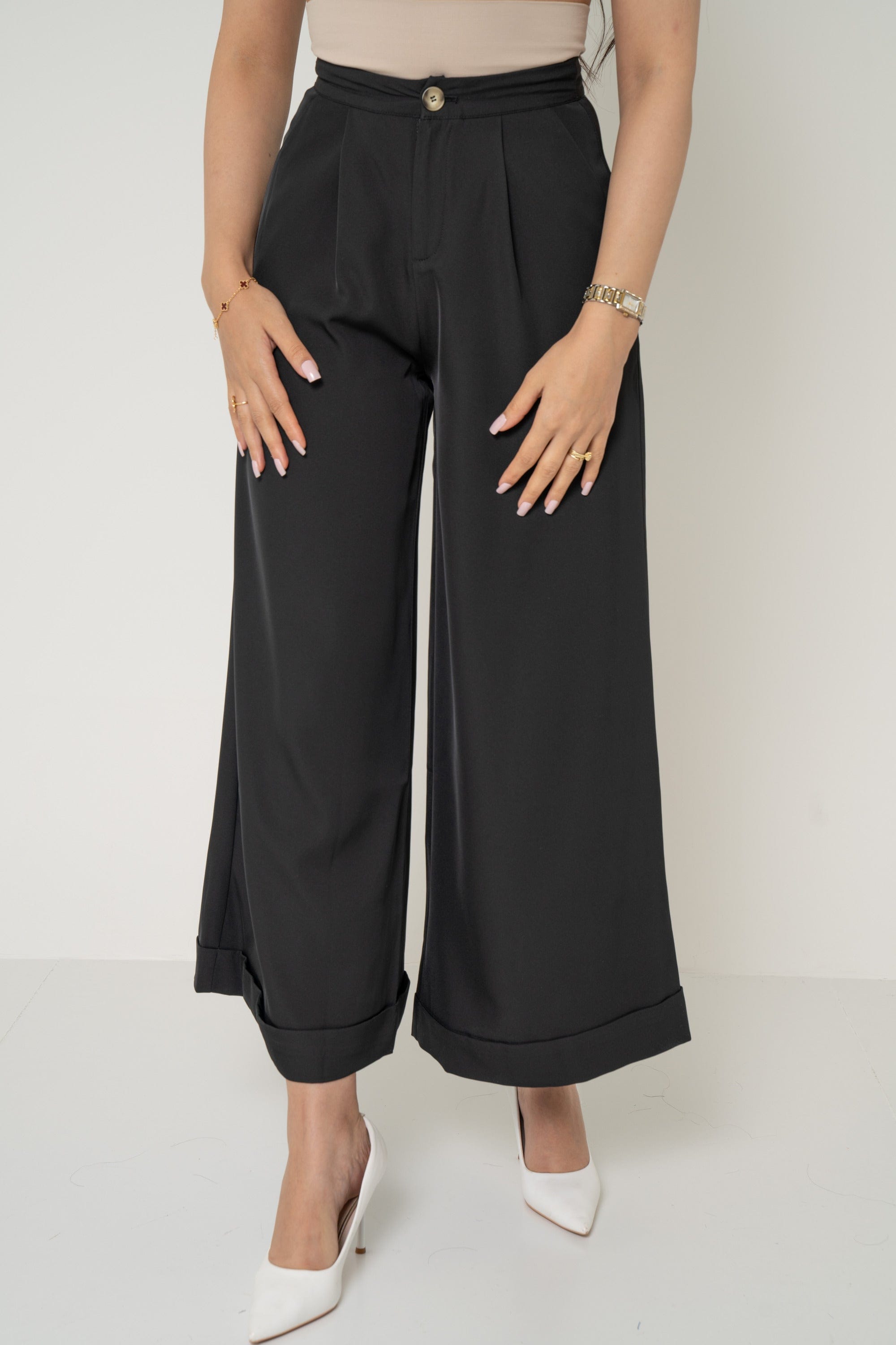 Yola Classic Wide-Leg Long Pants