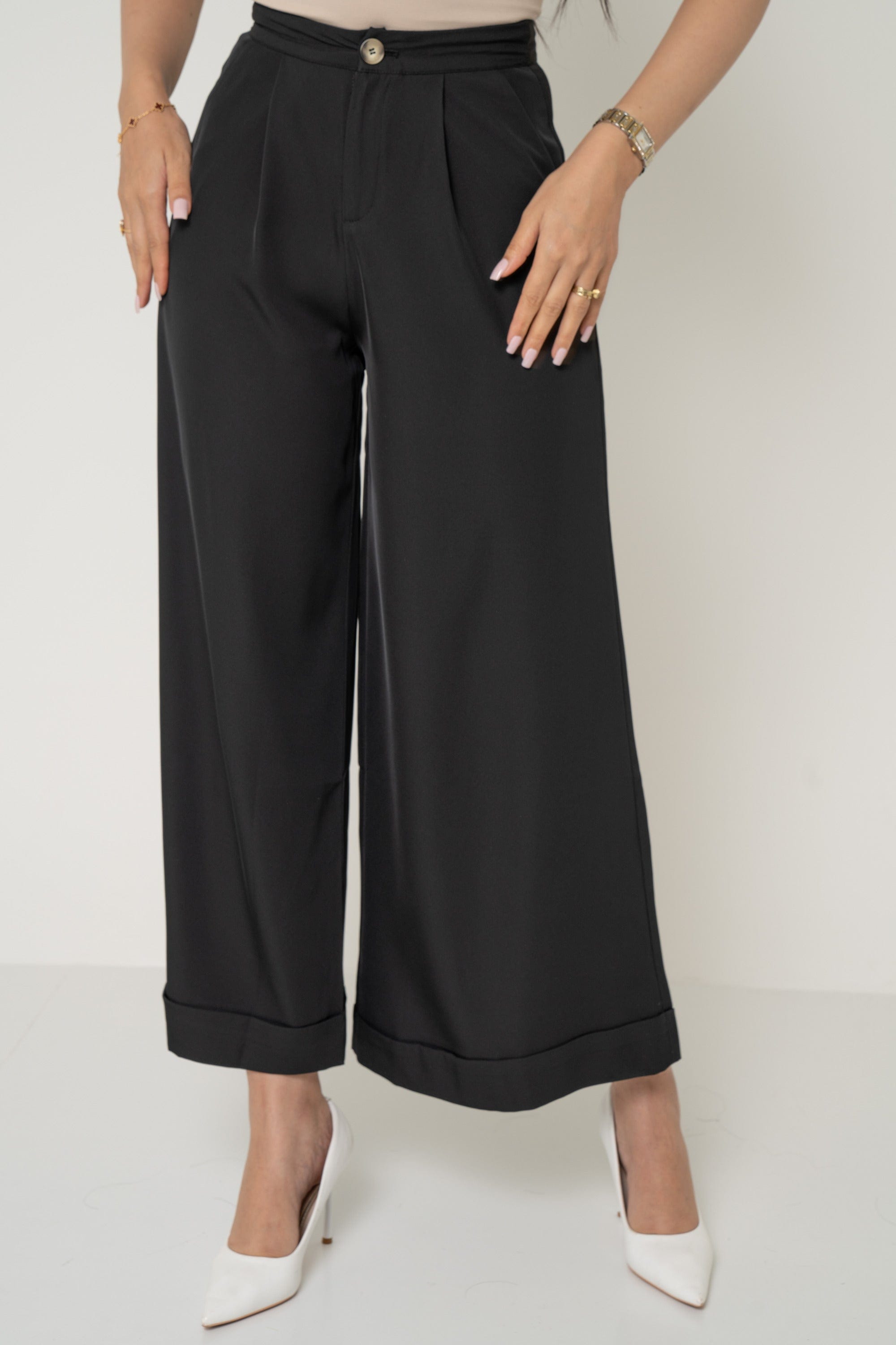 Yola Classic Wide-Leg Long Pants