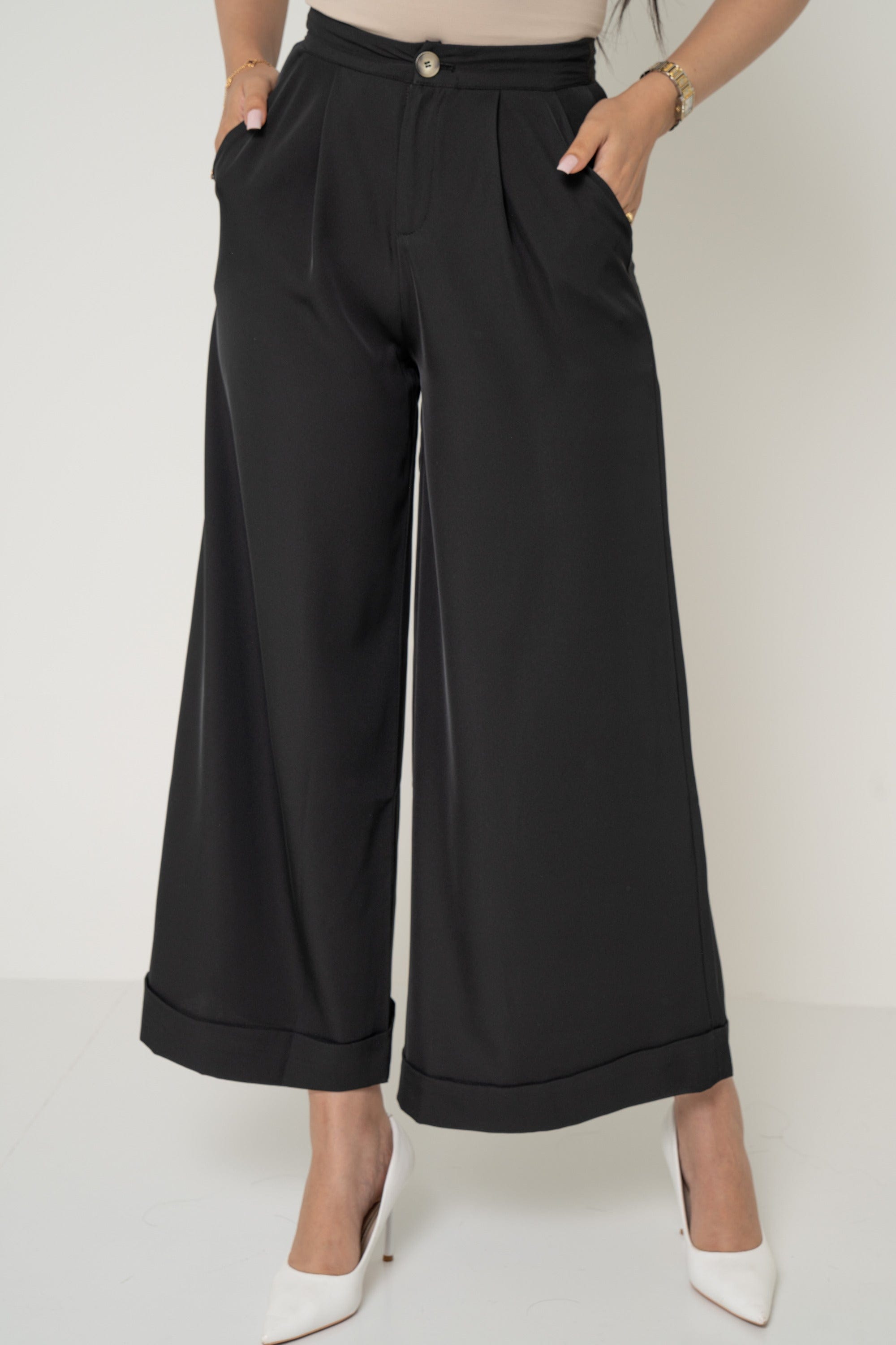 Yola Classic Wide-Leg Long Pants