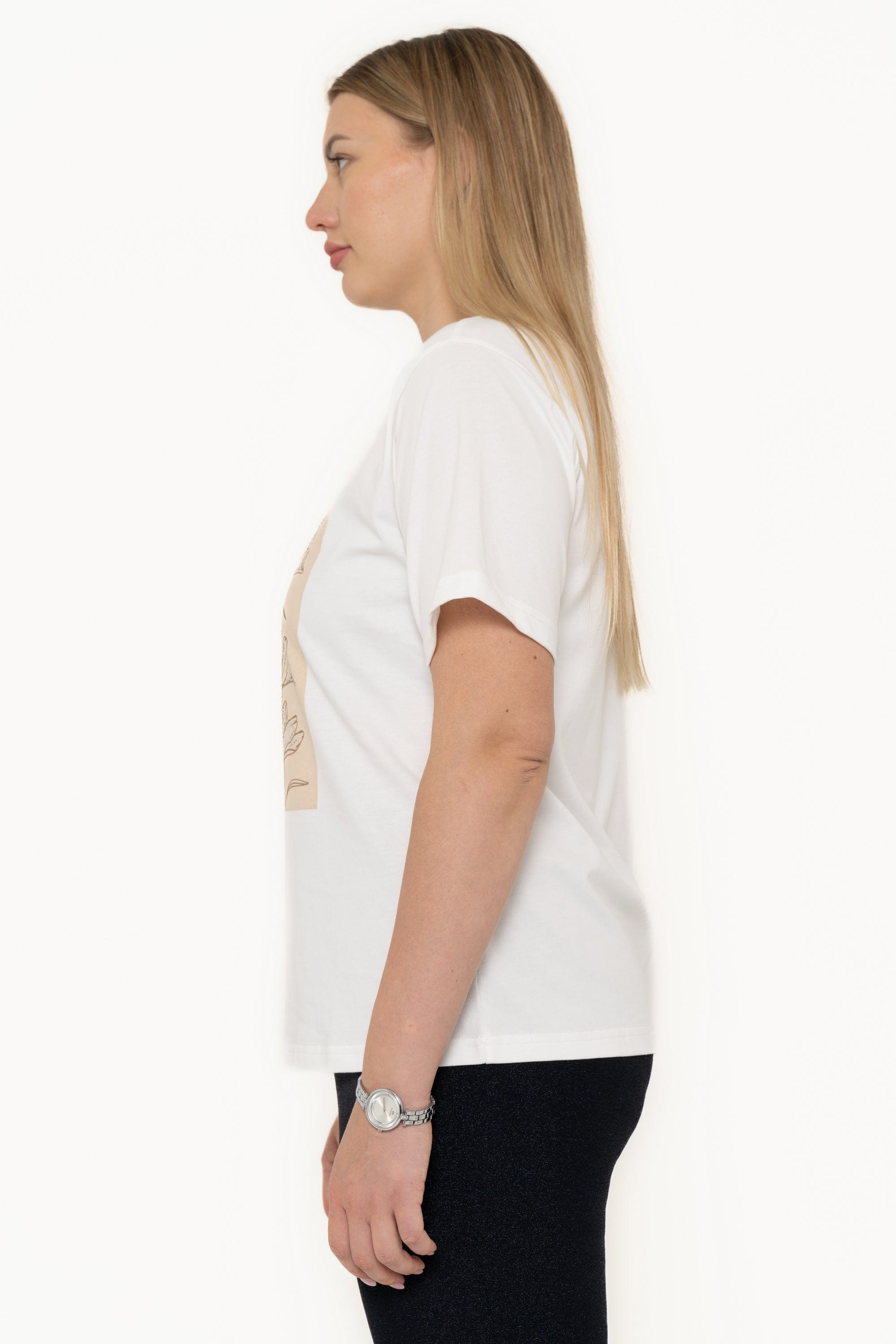 Short Sleeve T-Shirt With Floral Print