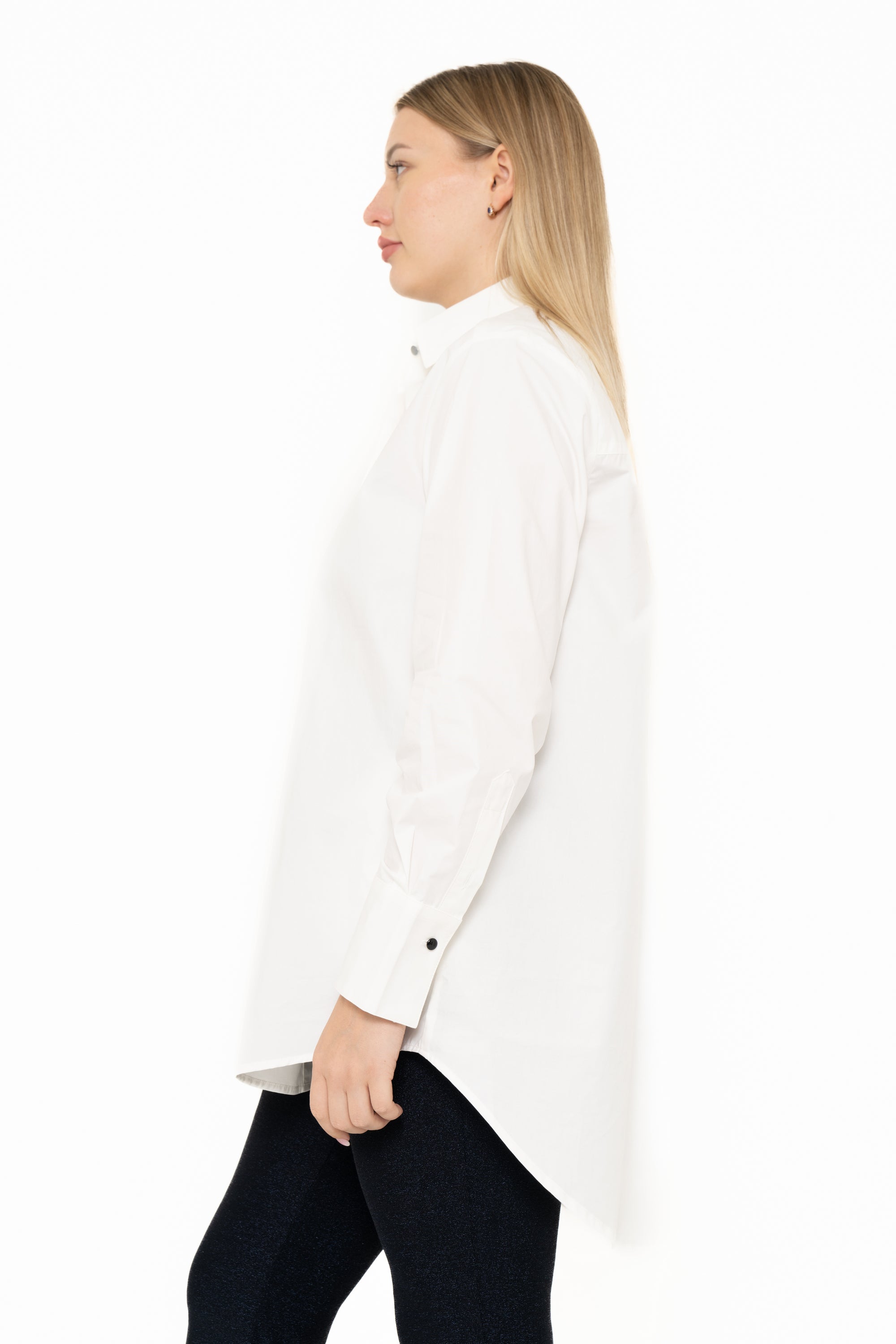 Yola Long Sleeve Plain Blouse