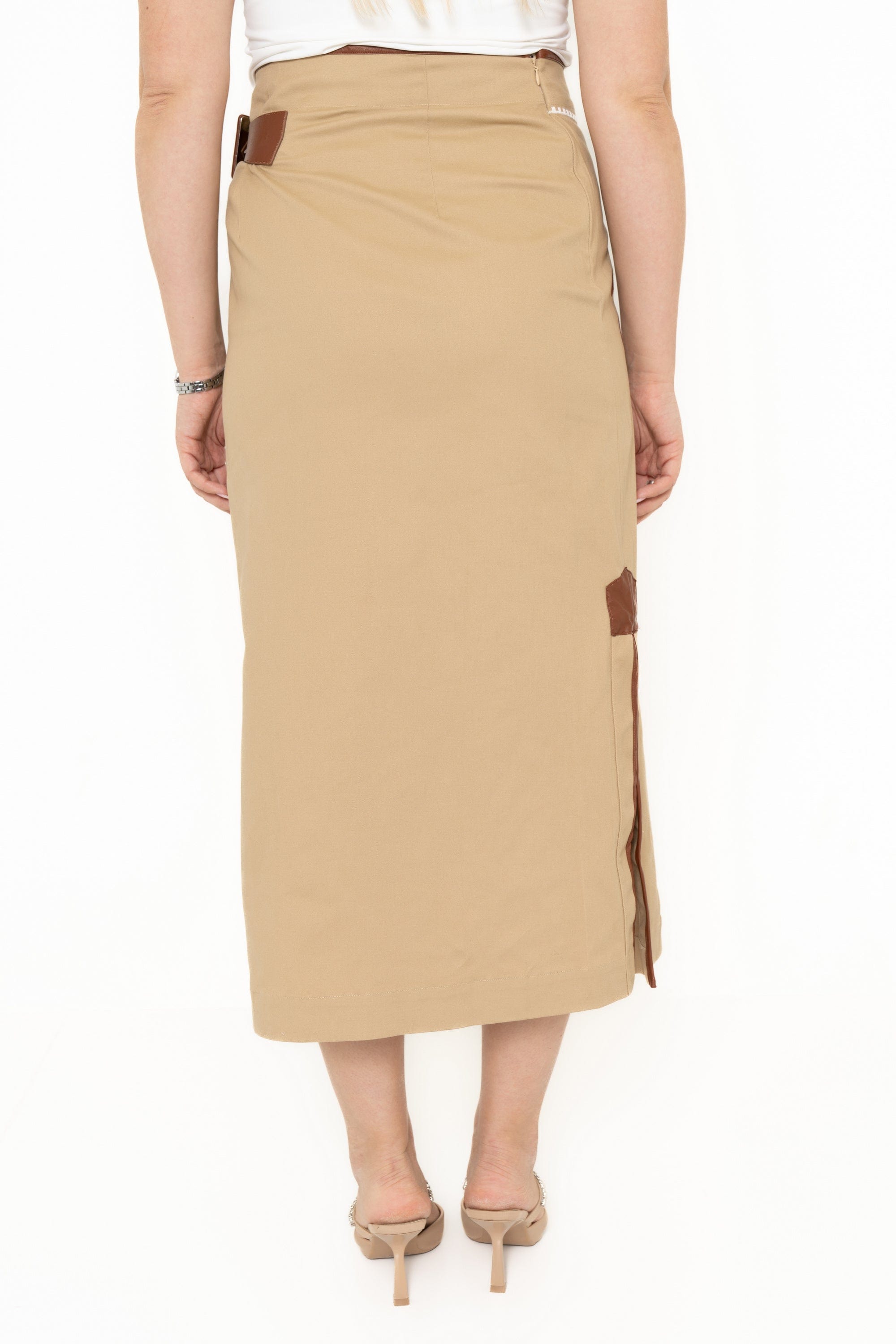 Yola Wrap Skirt with Side Slit