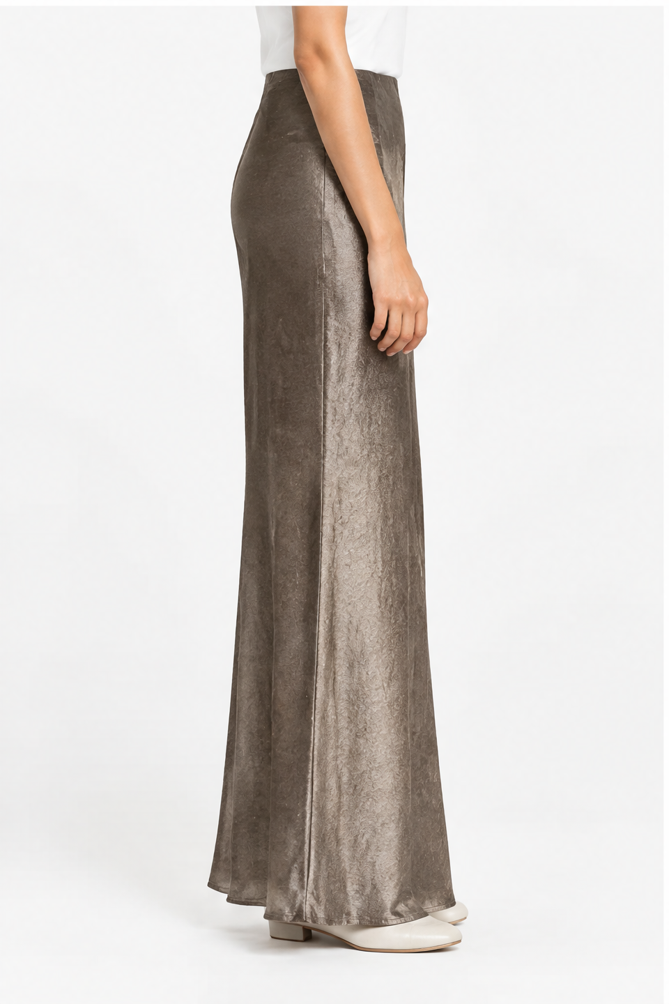 Plain Soft-Texture Skirt