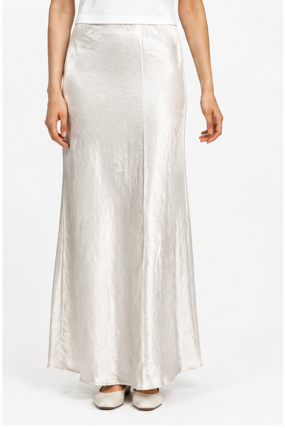 Plain Soft-Texture Skirt