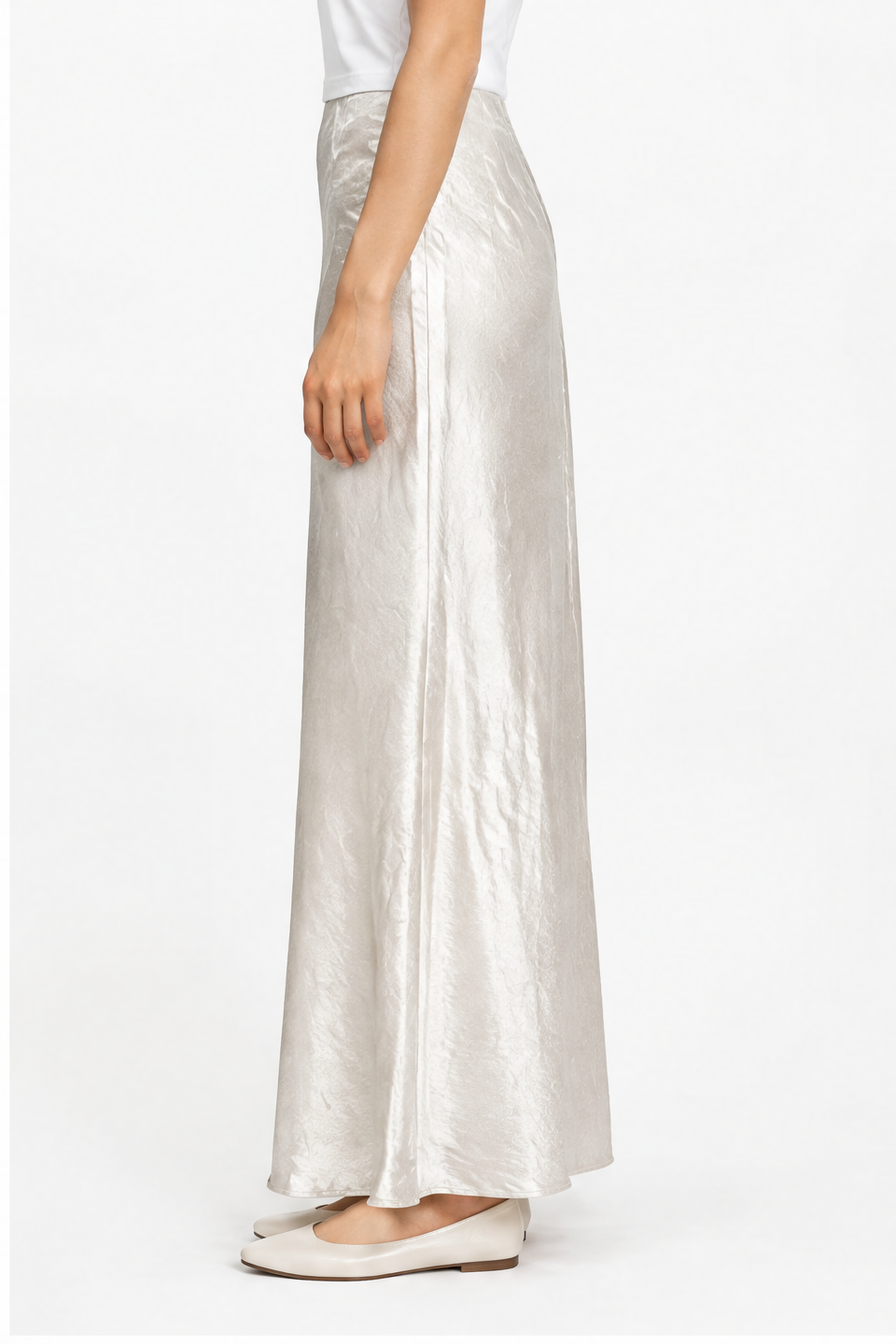 Plain Soft-Texture Skirt